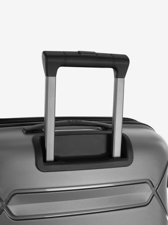 Heys Сив пътнически куфар Heys Milos M Grey