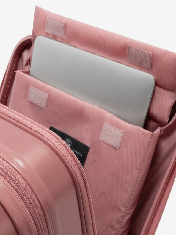 Heys Старорозов дамски пътен куфар Heys EZ Fashion S Rose Gold
