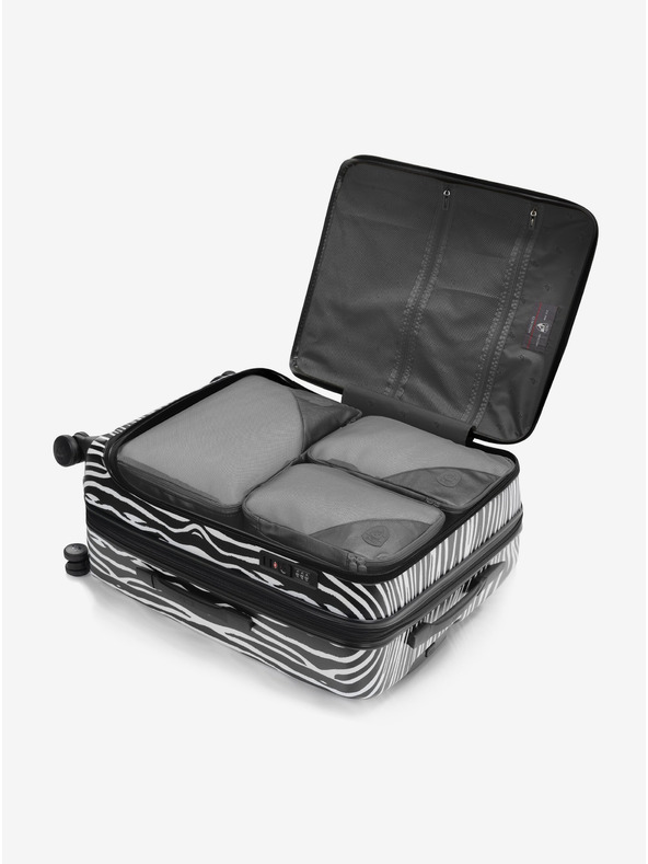 Heys Комплект от три пътни куфара Heys EZ Fashion S,M,L Zebra