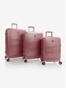 Heys Комплект от три пътни куфара Heys EZ Fashion S,M,L Rose Gold