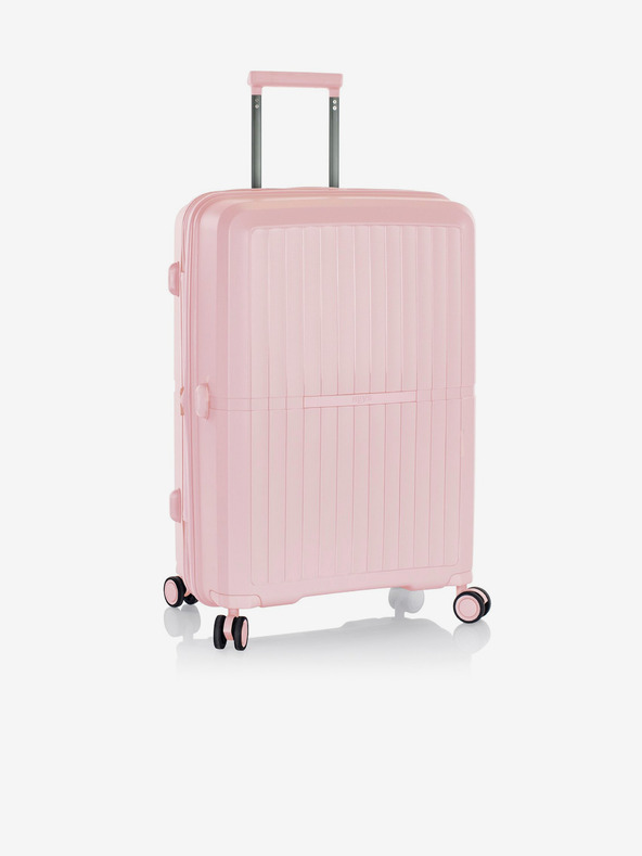 Heys Комплект от три дамски куфара за пътуване в розово Heys Airlite S,M,L Blush