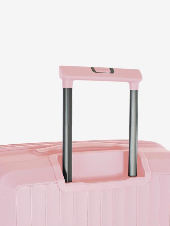 Heys Комплект от три дамски куфара за пътуване в розово Heys Airlite S,M,L Blush