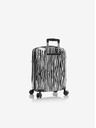 Heys Бяло-черен пътен куфар с животински принт Heys EZ Fashion S Zebra