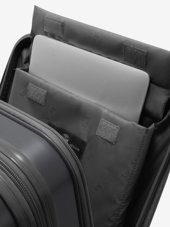 Heys Тъмно сив пътнически куфар Heys EZ Fashion S Charcoal