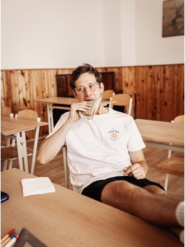 ZOOT.Original Бяла дамска тениска ZOOT Original Закуска от мама