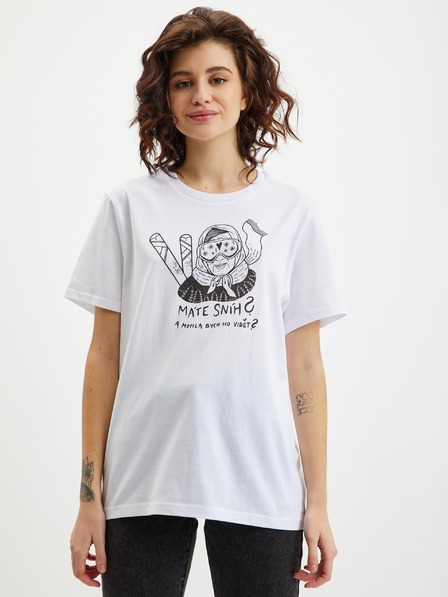 ZOOT.Original Бяла дамска оригинална тениска Zoot You've Got Snow