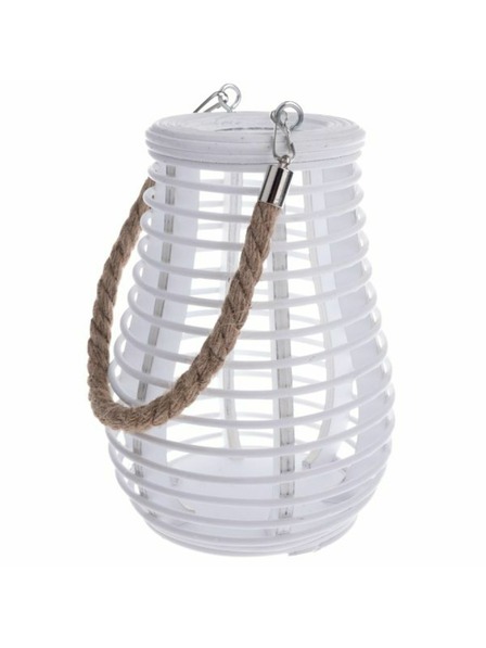 Casa de Engel Бамбуков фенер, бял, 0/10