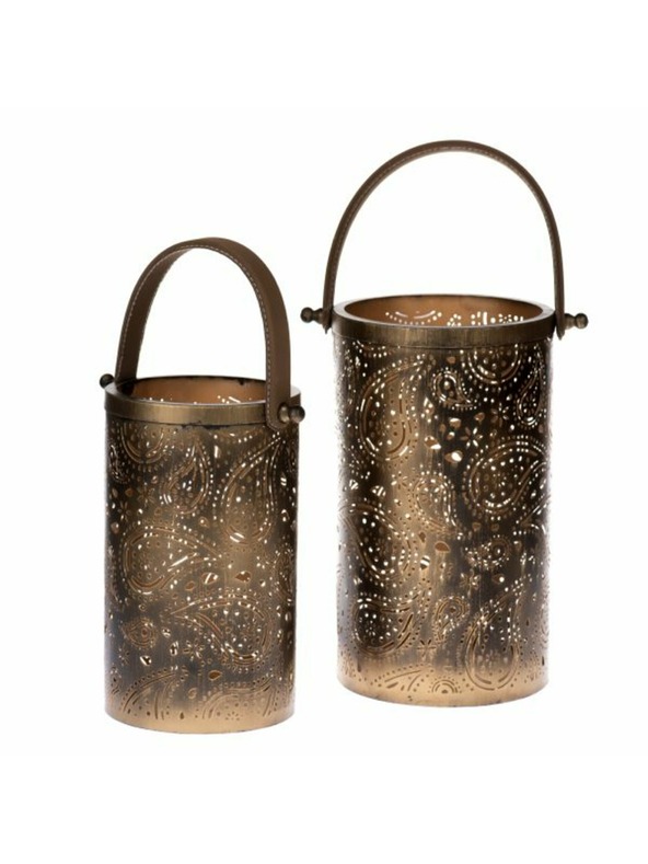 Casa de Engel Метален свещник - комплект от 2 броя, 1/4