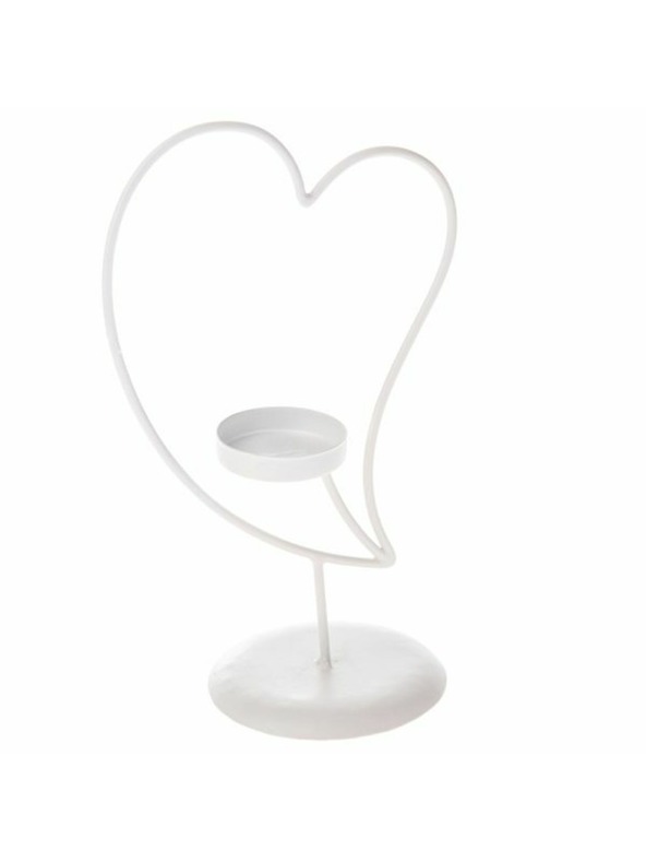 Casa de Engel Метален свещник - сърце, 0/20