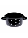 Casa de Engel Керамична купа, черна с точки, 560мл, 6/24