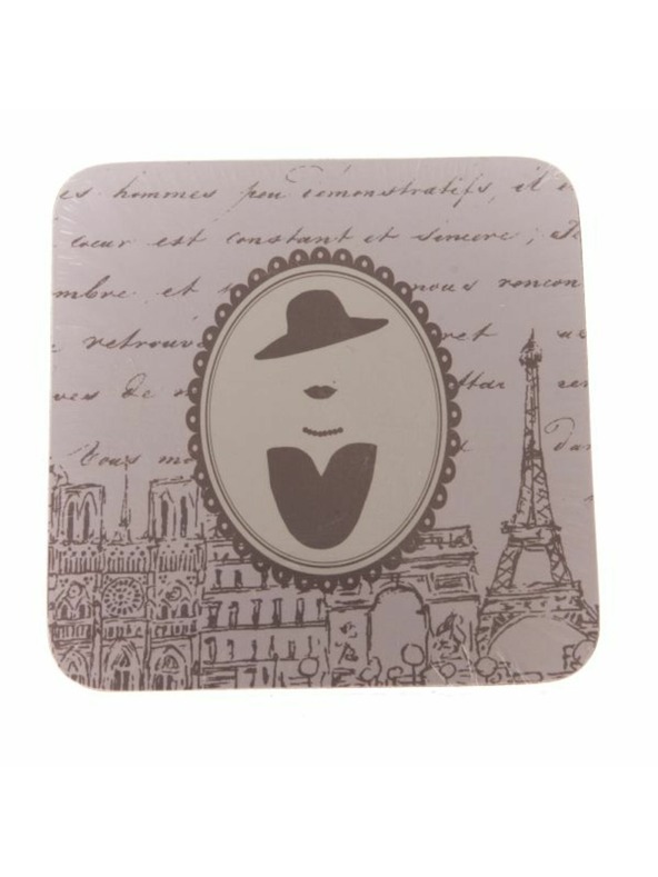 Casa de Engel Коркови подложки за чаша - комплект от 6 бр., 0/60