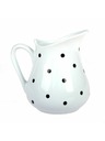 Casa de Engel Керамична кана - бяла с черни точки, 500мл, 6/24