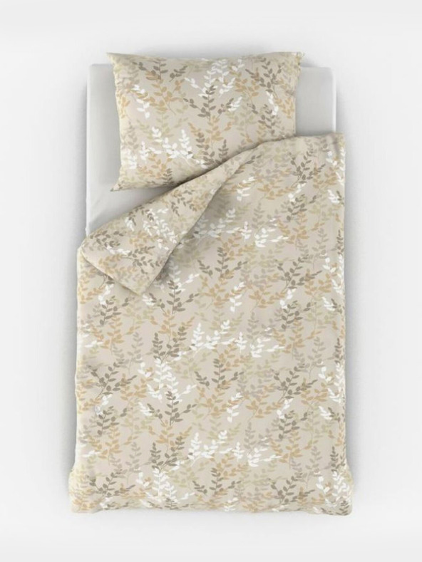 Kvalitex NORDIC COLLECTION удължено памучно спално бельо 140x220, 70x90cm ASTRID