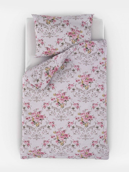 Kvalitex Френско памучно спално бельо PROVENCE COLLECTION 200x200, 70x90cm CLER розово