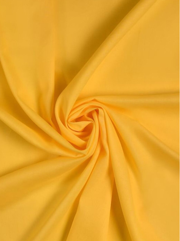 Kvalitex Памучен чаршаф 150x230cm жълт