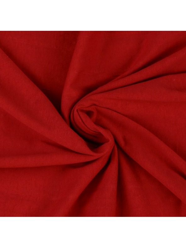 Kvalitex Jersey чаршаф 140x200см червен Kvalitex