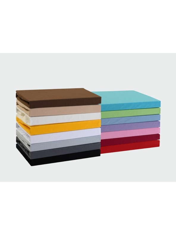 Kvalitex Jersey чаршаф 140x200см червен Kvalitex