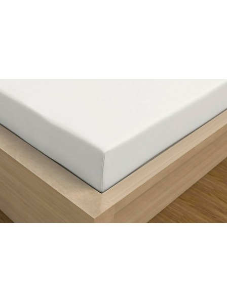 Kvalitex Jersey чаршаф с лайкра 220x200см бял Kvalitex