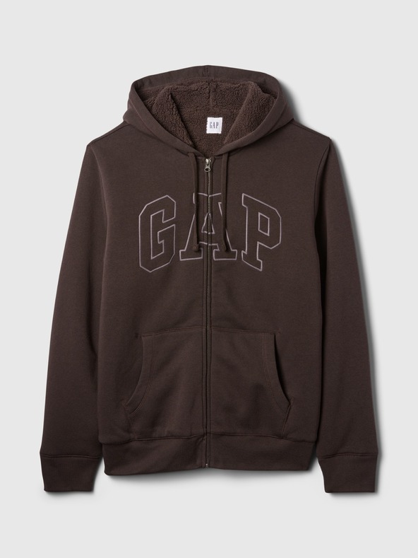 GAP Sherpa суитшърт с лого GAP