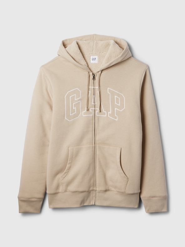 GAP Sherpa суитшърт с лого GAP