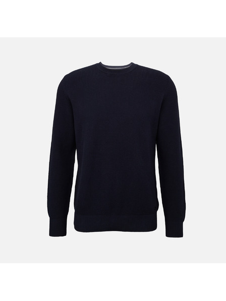 Geox Тъмносин мъжки пуловер Geox Knit