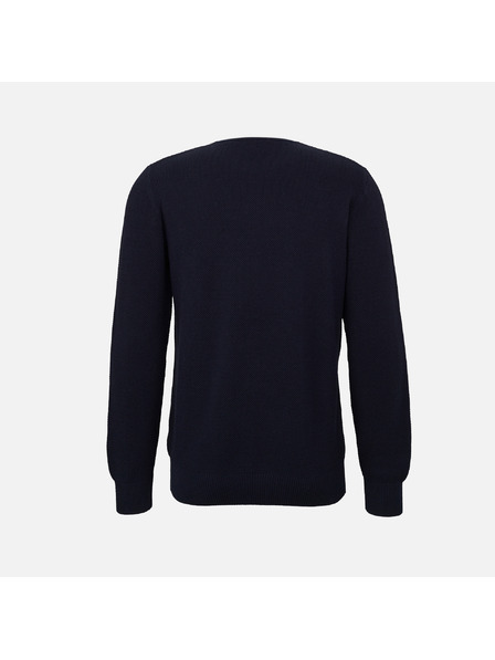 Geox Тъмносин мъжки пуловер Geox Knit
