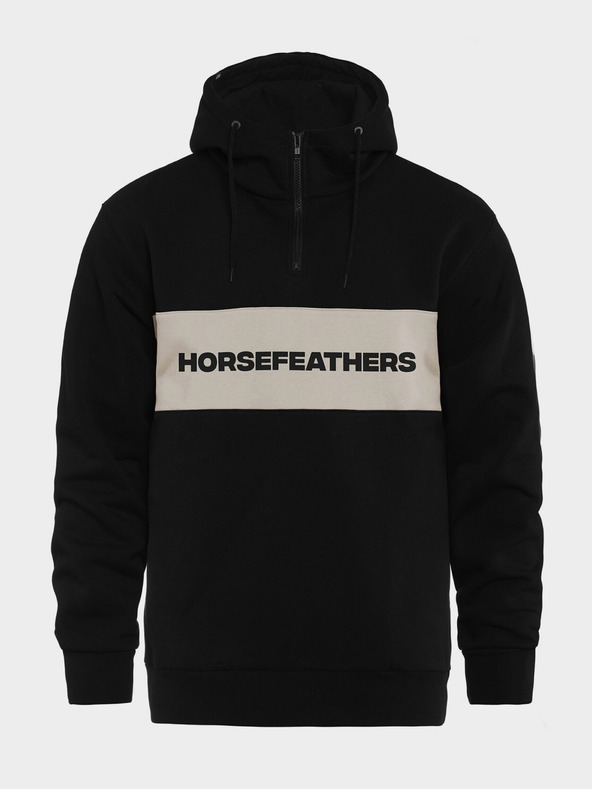 Horsefeathers Суитшърт Fulton - черен, размер XL HORSEFEATHERS