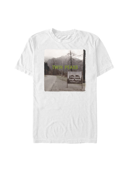 ZOOT.Fan Бяла мъжка тениска с надпис Paramount