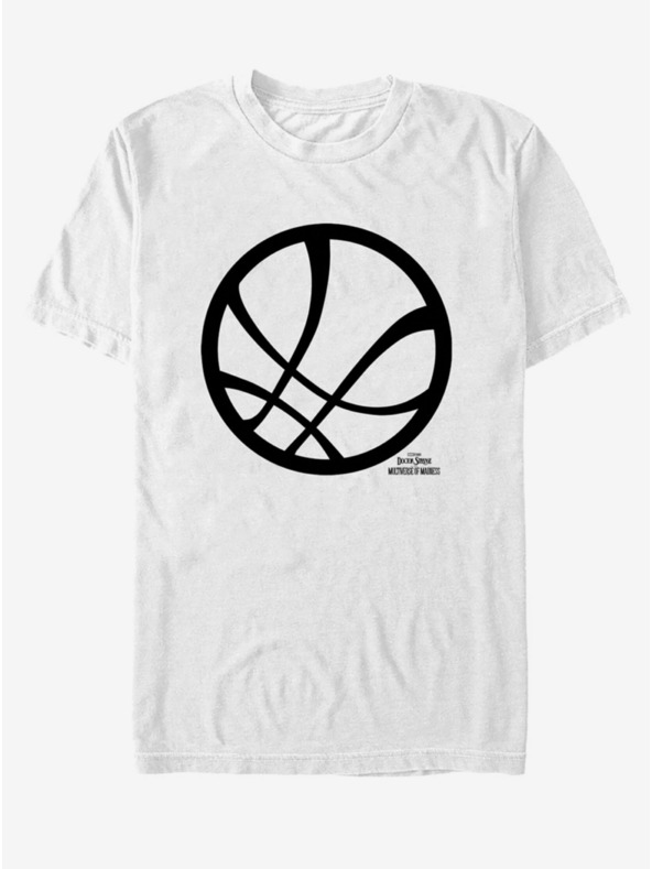 ZOOT.Fan Бяла мъжка тениска с логото на Marvel Sanctum Sanctorum