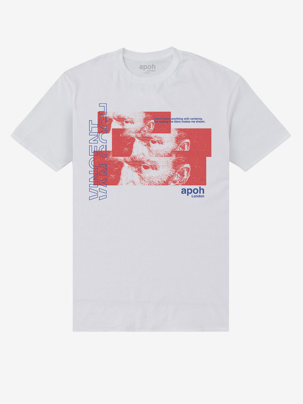 ZOOT.Fan Бяла тениска apoh London apoh Van Gogh Звездите