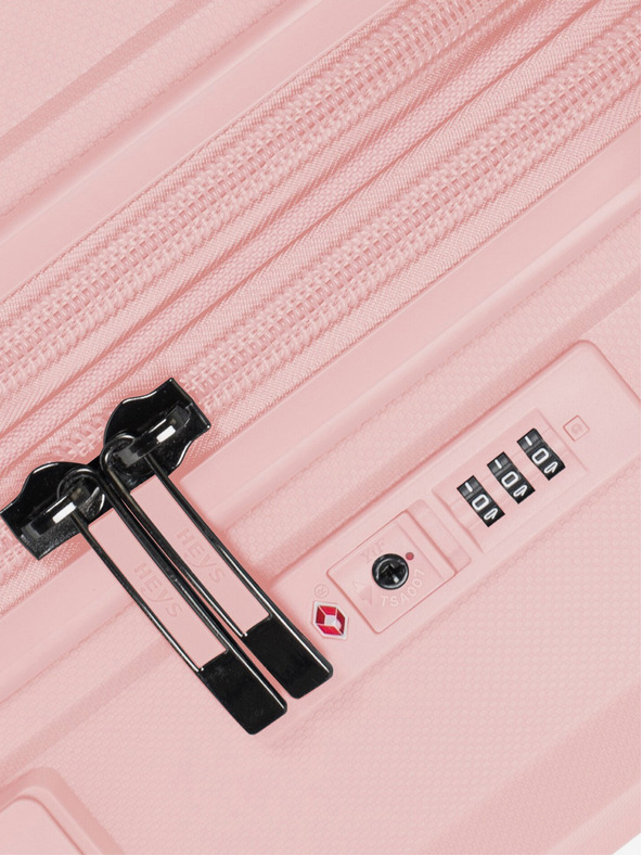 Heys Дамски пътнически куфар Heys Airlite L Blush Pink