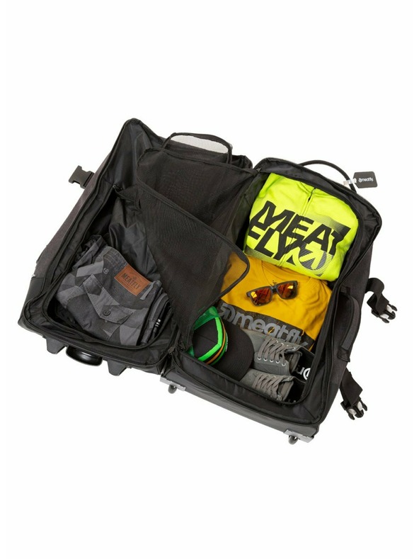 Meatfly Meatfly куфар Contin Heather Charcoal/Black | Черен | Обем 100 л