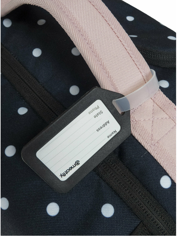 Meatfly Meatfly куфар Contin White Dot / Powder Pink | Черен | Обем 100 л