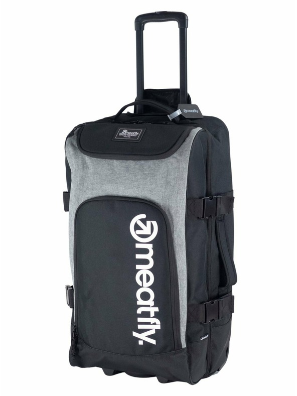 Meatfly Meatfly куфар Contin Grey Heather | Черен | Обем 100 л