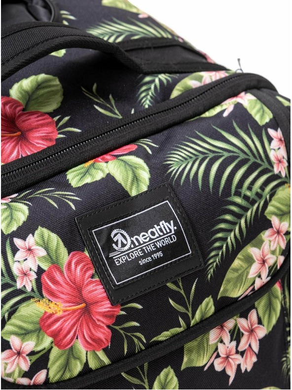 Meatfly Meatfly куфар Contin Black Tropical | Черен | Обем 100 л