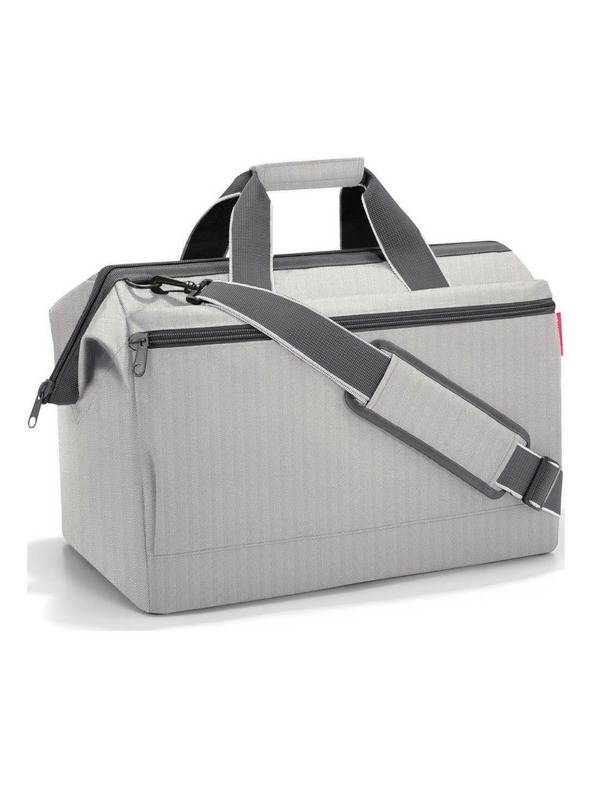Reisenthel Пътническа чанта Reisenthel Allrounder L Pocket Herringbone Grey