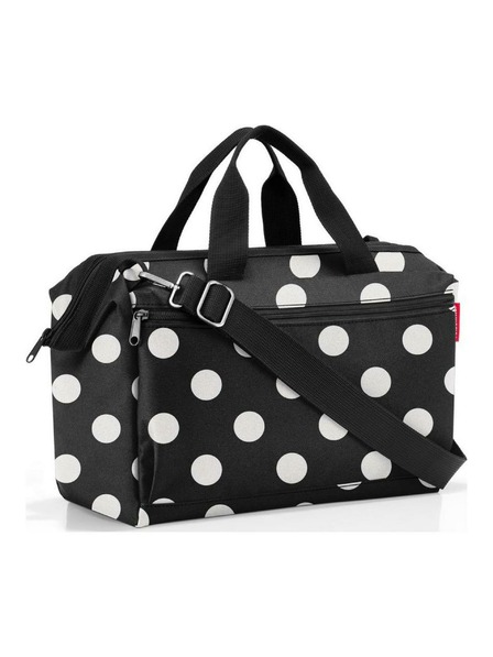 Reisenthel Пътна чанта Reisenthel Allrounder S Pocket Dots White