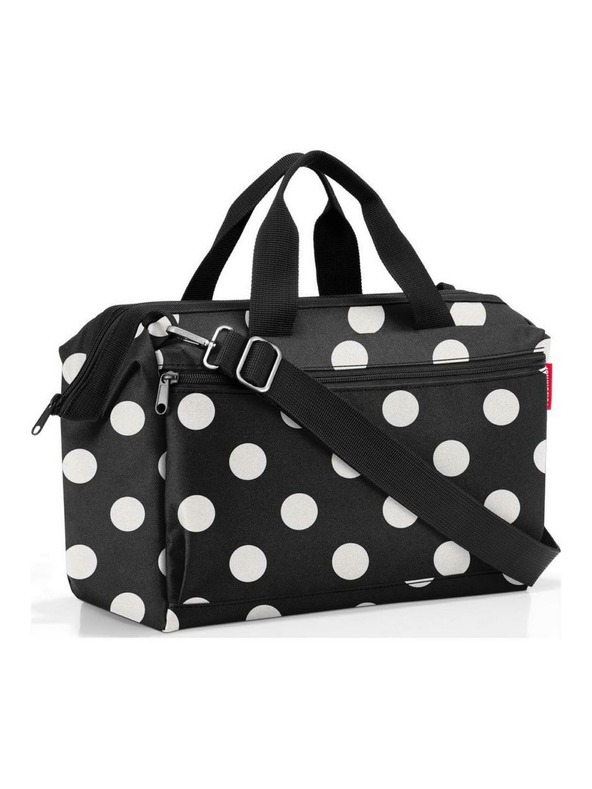 Reisenthel Пътна чанта Reisenthel Allrounder S Pocket Dots White