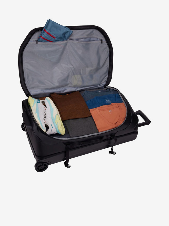 Thule Черна пътна чанта Thule Chasm Duffel с ролка (110 л)