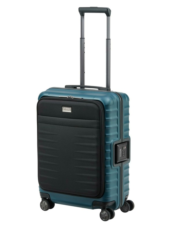 Titan Куфар за пътуване Titan Litron Frame S преден джоб Petrol