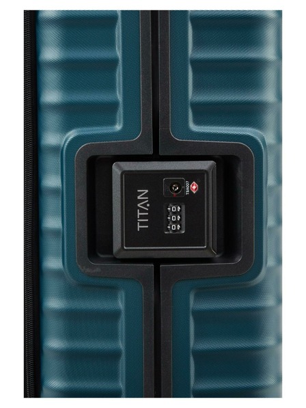 Titan Куфар за пътуване Titan Litron Frame S преден джоб Petrol