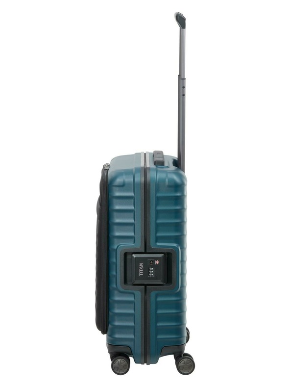 Titan Куфар за пътуване Titan Litron Frame S преден джоб Petrol