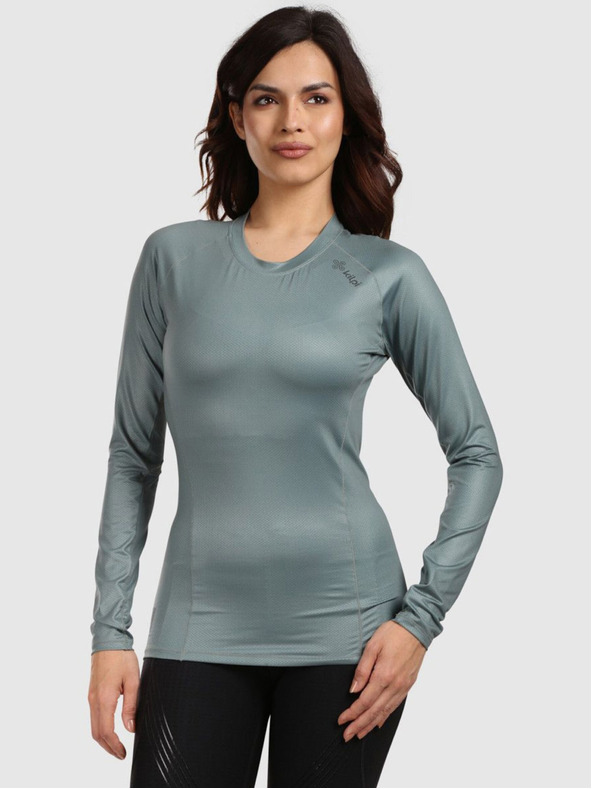 Kilpi Дамска функционална тениска с дълъг ръкав Kilpi SPOLETO-W Хаки
