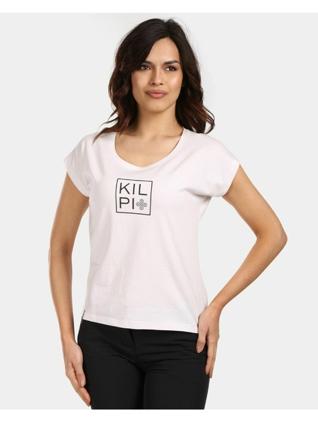 Kilpi Дамска памучна тениска Kilpi ROANE-W White