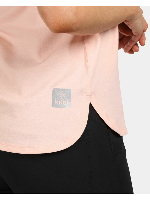 Kilpi Дамска памучна тениска Kilpi NELLIM-W Корал