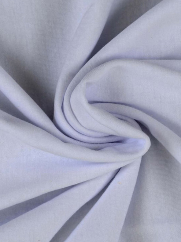 Kvalitex Джърси чаршаф 140x200cm светло сив