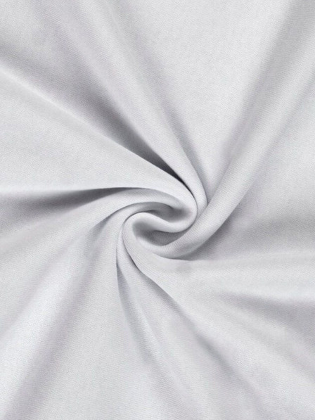 Kvalitex Трико чаршаф за двойно легло 180x200cm бял Kvalitex