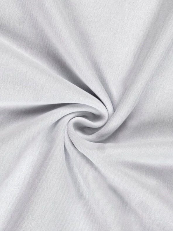 Kvalitex Трико чаршаф за двойно легло 180x200cm бял Kvalitex