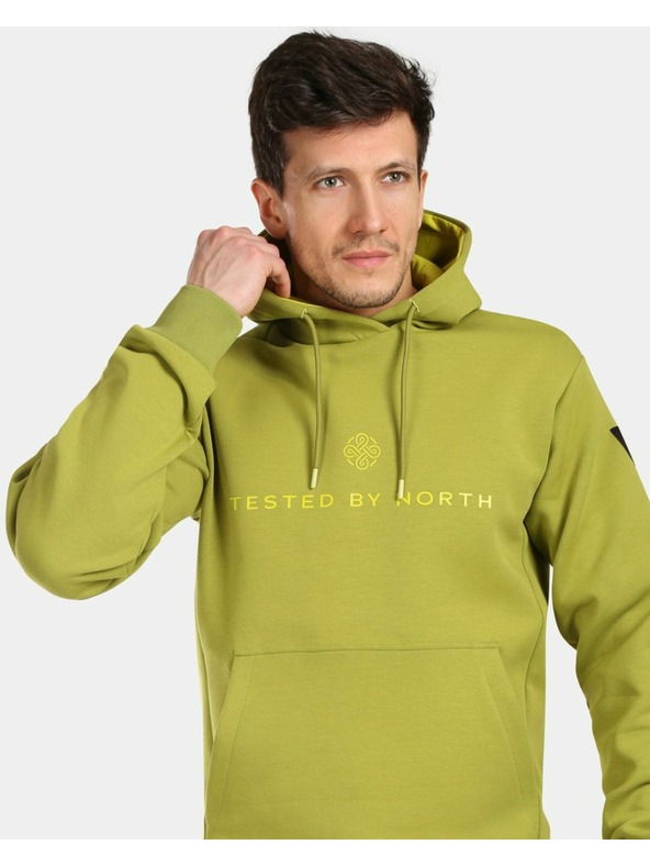 Kilpi Мъжка памучна качулка Kilpi TOMAR-M Зелен