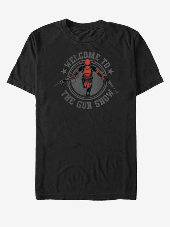 ZOOT.Fan Черна унисекс тениска Marvel Gun Show